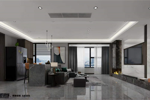 德陽市北斗路31號小區現代簡約風格三居室裝修案例