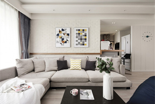 德陽101-200平米北歐風(fēng)格乾坤天悅室內(nèi)裝修設(shè)計(jì)案例