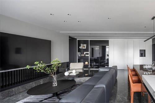 德陽市溫莎湖畔現(xiàn)代簡約風格三居室裝修案例