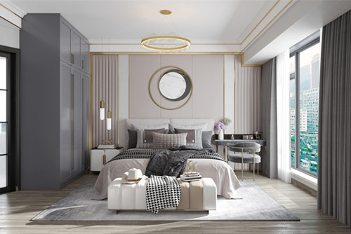 茂名市名門世家現代簡約風格三居室裝修案例