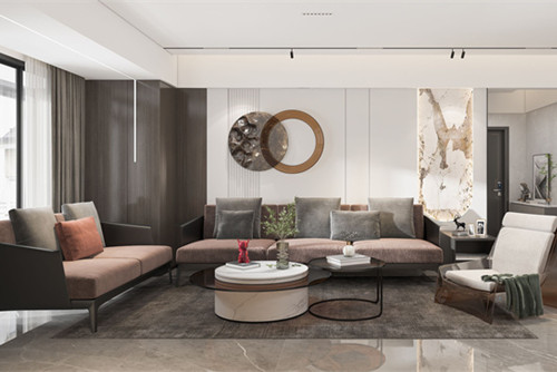 潮州市安盛花苑現代簡約風格三居室裝修案例