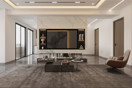 茂名市碧桂園&middot;公園壹號輕奢風格三居室裝修案例