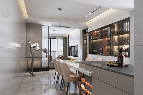 湛江101-200平米現(xiàn)代簡約風(fēng)格帝景銀灣室內(nèi)設(shè)計(jì)效果圖