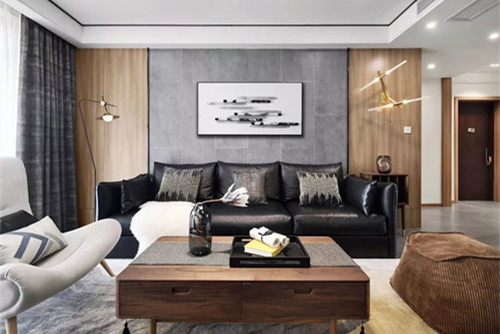 紹興市華夏&middot;陶然名苑別墅現(xiàn)代簡約風格三居室裝修案例