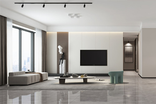 海口市白龍花園現代簡約風格三居室裝修案例