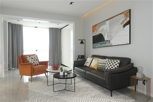 ?？谑泻？谌A潤中心現代簡約風格三居室裝修案例