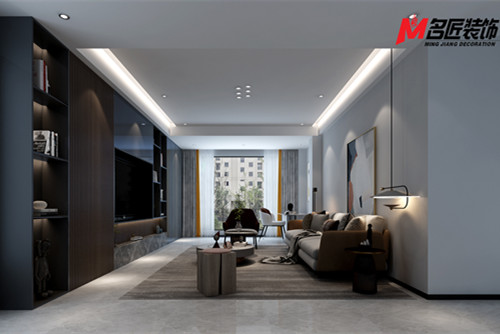 臺(tái)州市半島名苑現(xiàn)代簡(jiǎn)約風(fēng)格三居室裝修案例