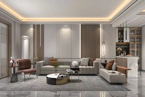 潮州市庵埠亨利路建行宿舍現代風格三居室裝修案例