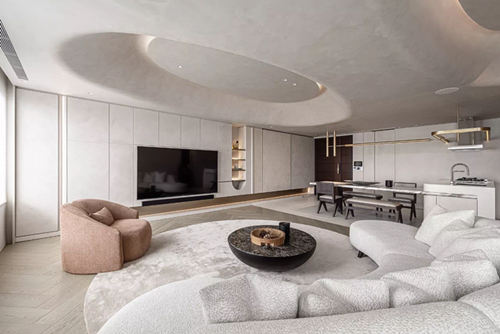 韶關市保利紫山現代簡約風格復式裝修案例