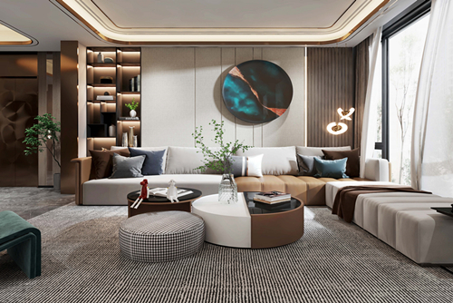 河源市霸王花&middot;麗江花園現代簡約風格四居室裝修案例