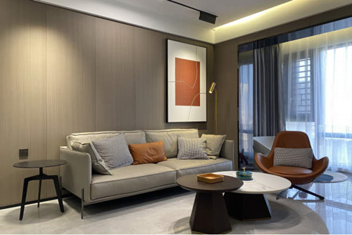 ?？谑心虾Ｐ腋R輕奢風格三居室裝修案例