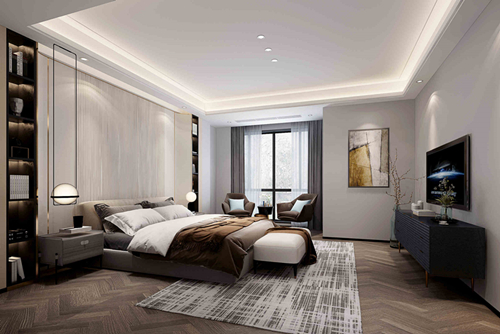 嘉興市奧盛年華現代簡約風格復式裝修案例