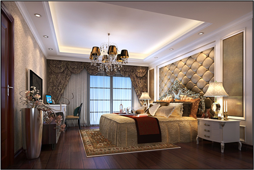 海口市都市森林歐式風格三居室裝修案例