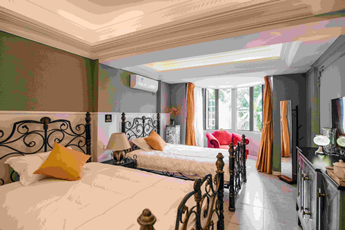 海口市安閣小區現代風格辦公空間裝修案例