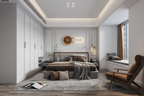 汕頭市海上傳奇公館輕奢風格平層裝修案例