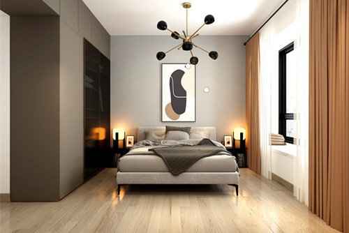 中山市健康花城現代簡約風格三居室裝修案例