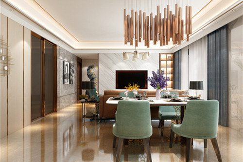 中山市凱茵又一城花漾集現(xiàn)代簡約風(fēng)格四居室裝修案例