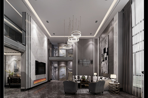 潮州市城發(fā)花園現(xiàn)代簡(jiǎn)約風(fēng)格別墅裝修案例