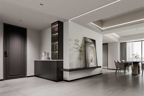 潮州市八號工業區住宅現代簡約風格四居室裝修案例