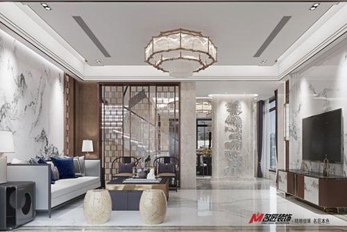 江門市五邑碧桂園現代簡約風格別墅裝修案例