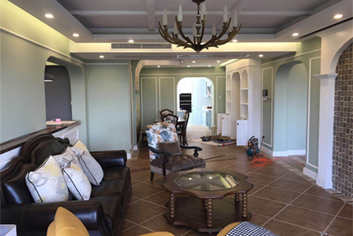 莆田市張鎮(zhèn)水鄉(xiāng)美式風格四居室裝修案例