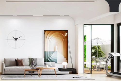 莆田市濱江步行街現代簡約風格三居室裝修案例