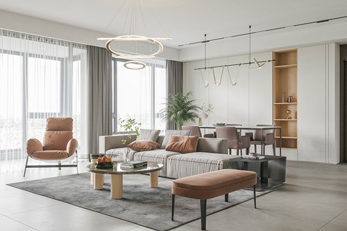 廣州市宇晴軒現代簡約風格三居室裝修案例