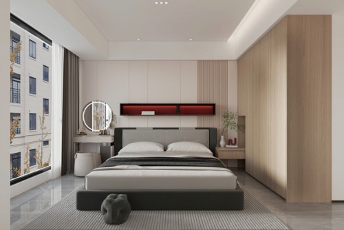 汕頭市寰宇天下花園現代簡約風格三居室裝修案例