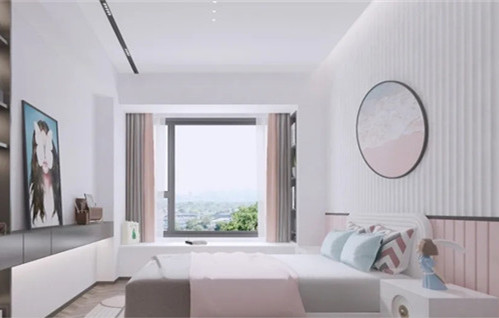 潮州市百合園新中式風格四居室裝修案例