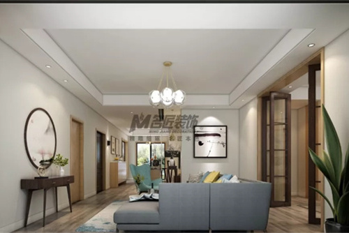 合肥市合肥孔雀城現代簡約風格四居室裝修案例