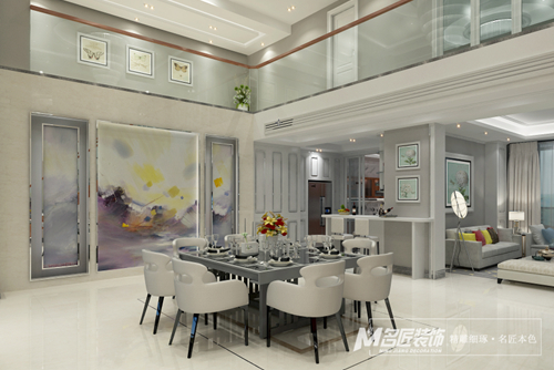 珠海市佳兆業&middot;金域都薈現代簡約風格復式裝修案例